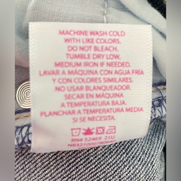 No Boundaries NOBO Juniors Distressed Flare Leg Jeans Frayed Hem Size 19 - Picture 6 of 8